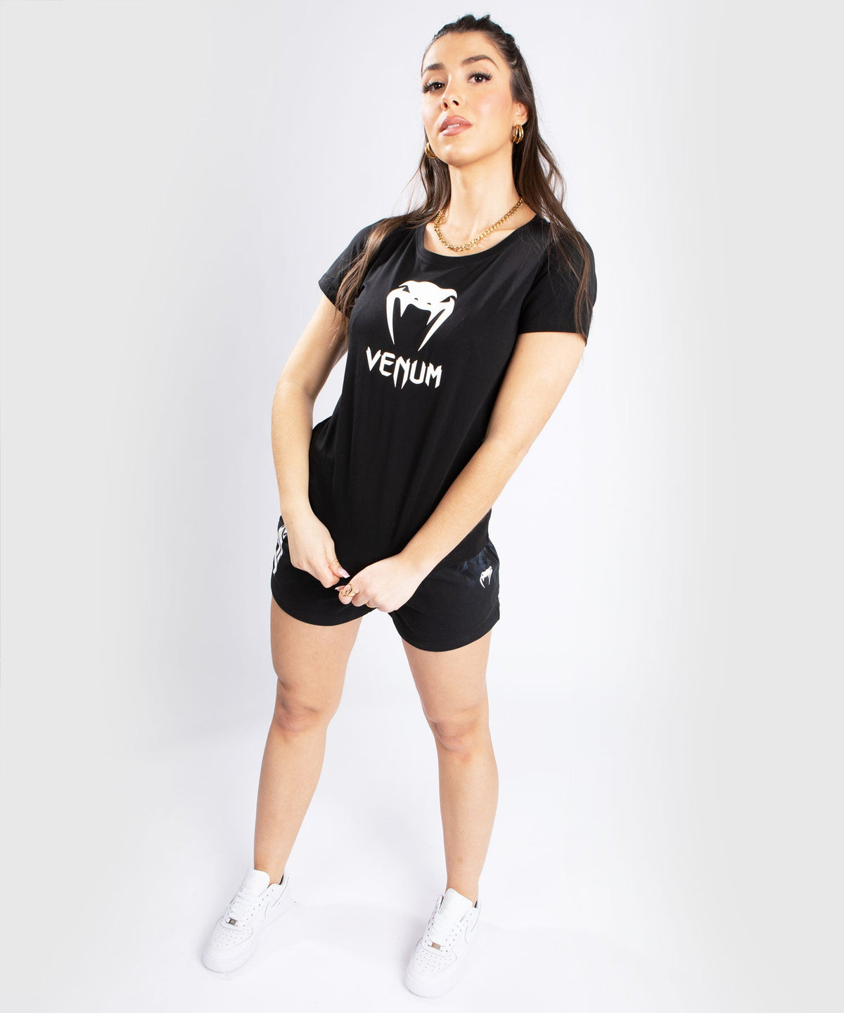 Venum Classic T-Shirt - Für Frauen - Schwarz