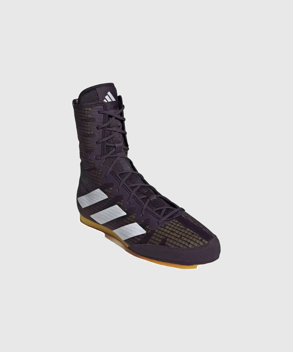 Chaussures de Boxe Adidas Box Hog IV - Noir/Blanc