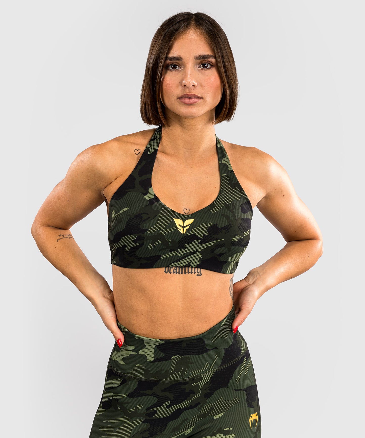 Venum x Sophia Rose Sujetador Deportivo para Mujeres - Forest Camo