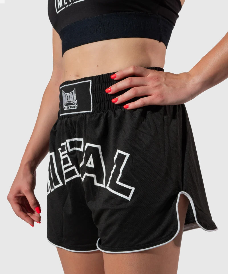 Metal Boxe One Muay Thai Shorts - Black