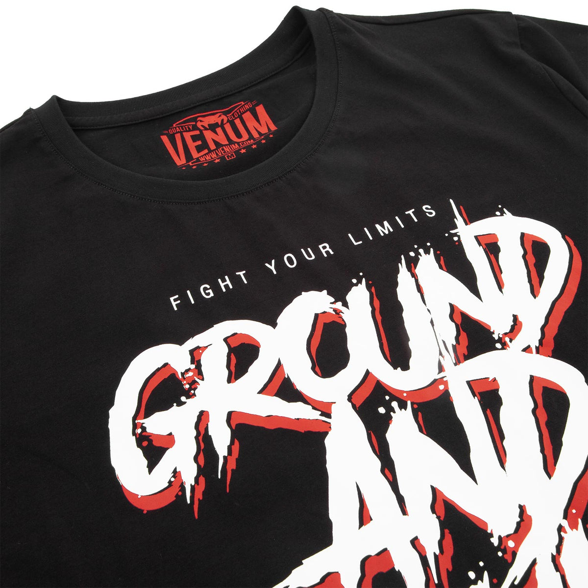 T-shirt Venum Ground And Pound - Noir