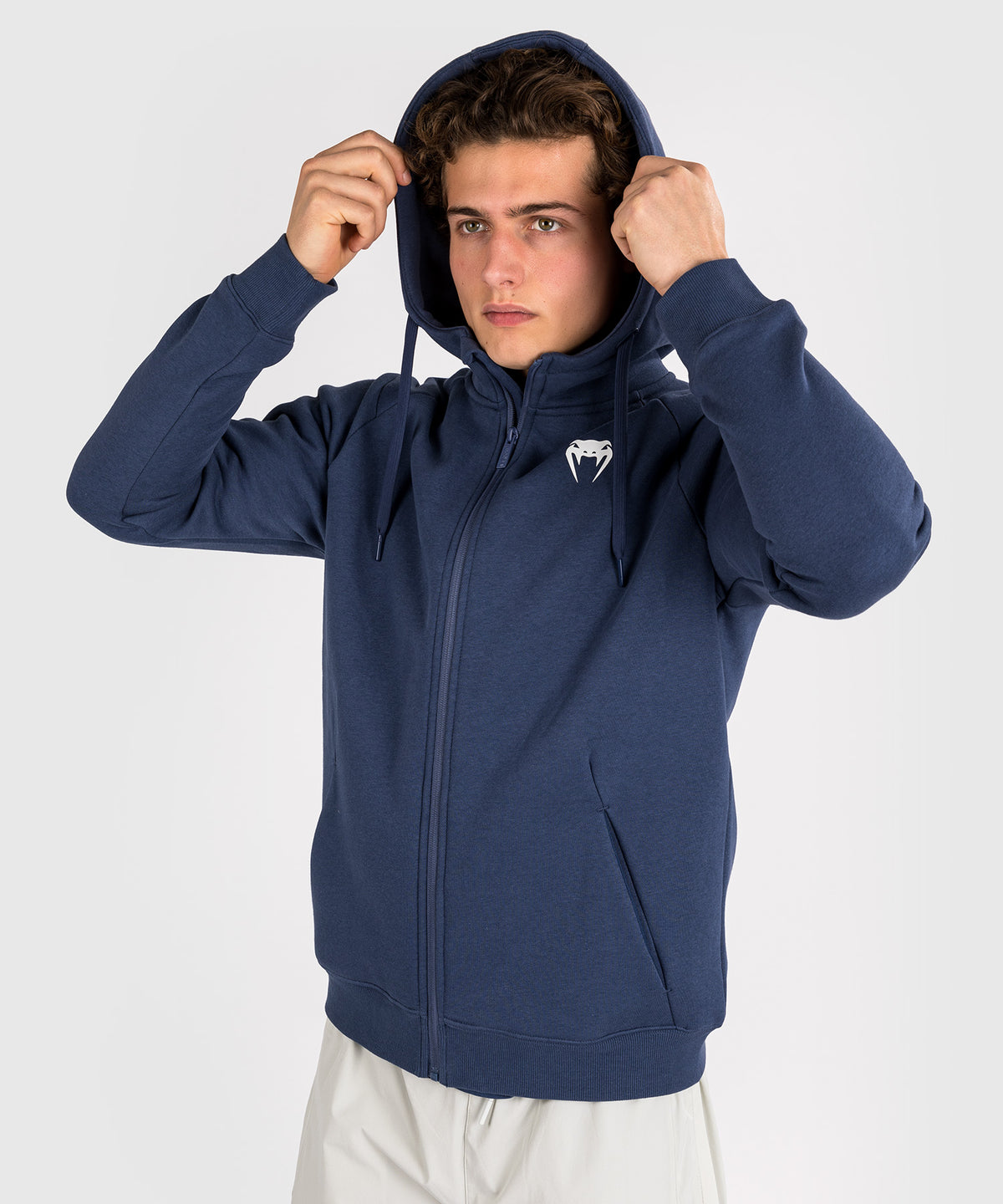 Venum Strikeland Kapuzenpullover mit Reißverschluss - Marineblau