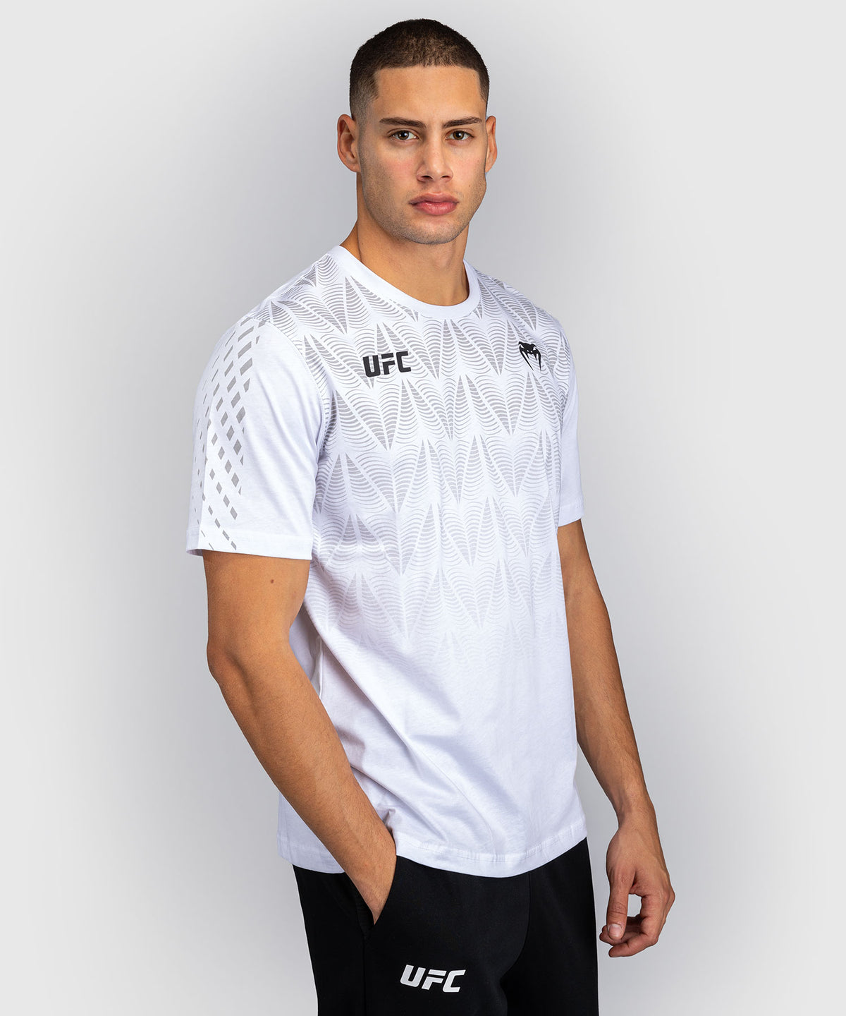 UFC Zenith by Venum Replica Camiseta Hombre - Blanco