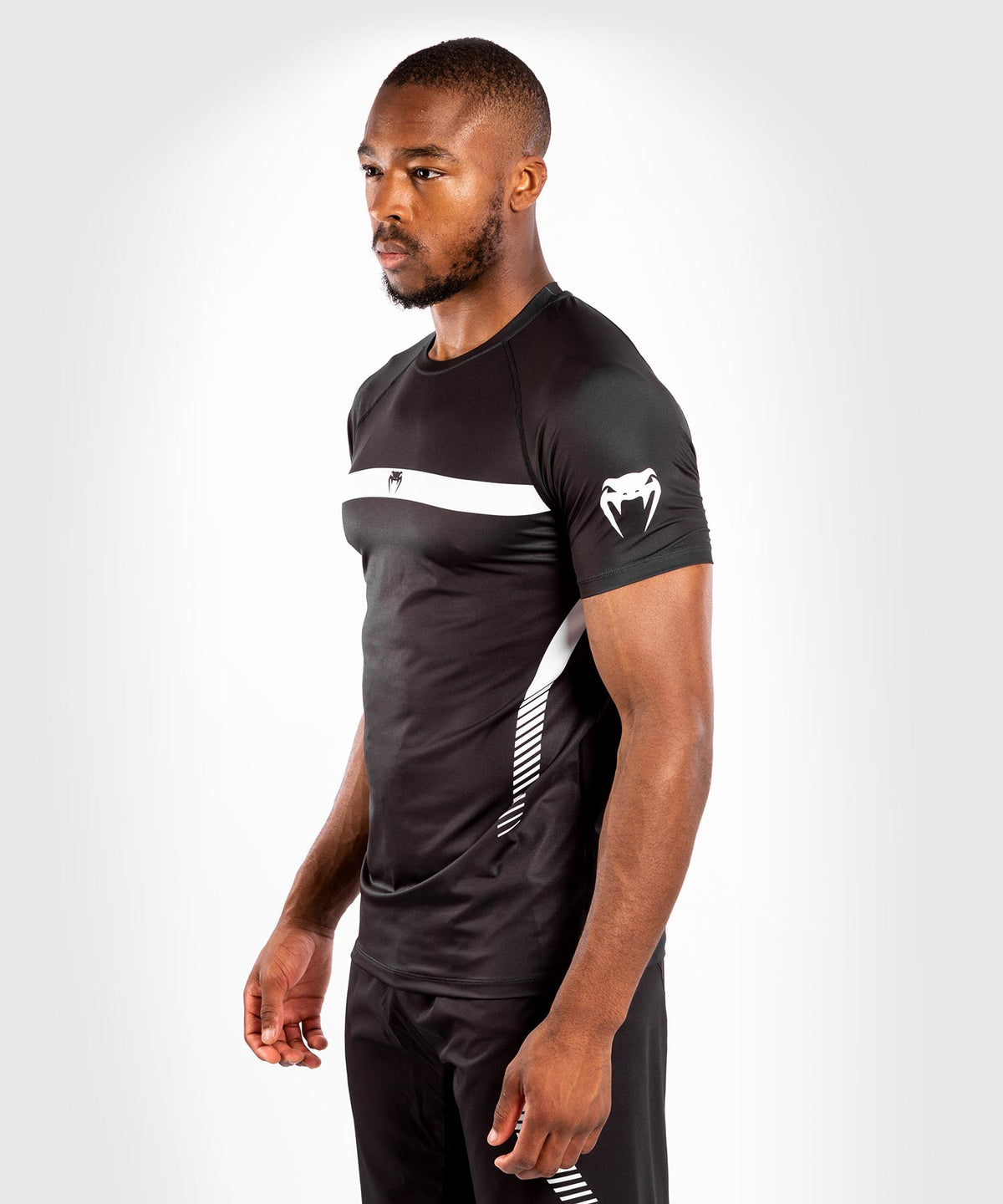 T-shirt Venum No Gi 3.0 Dry-Tech - Nero/Bianco
