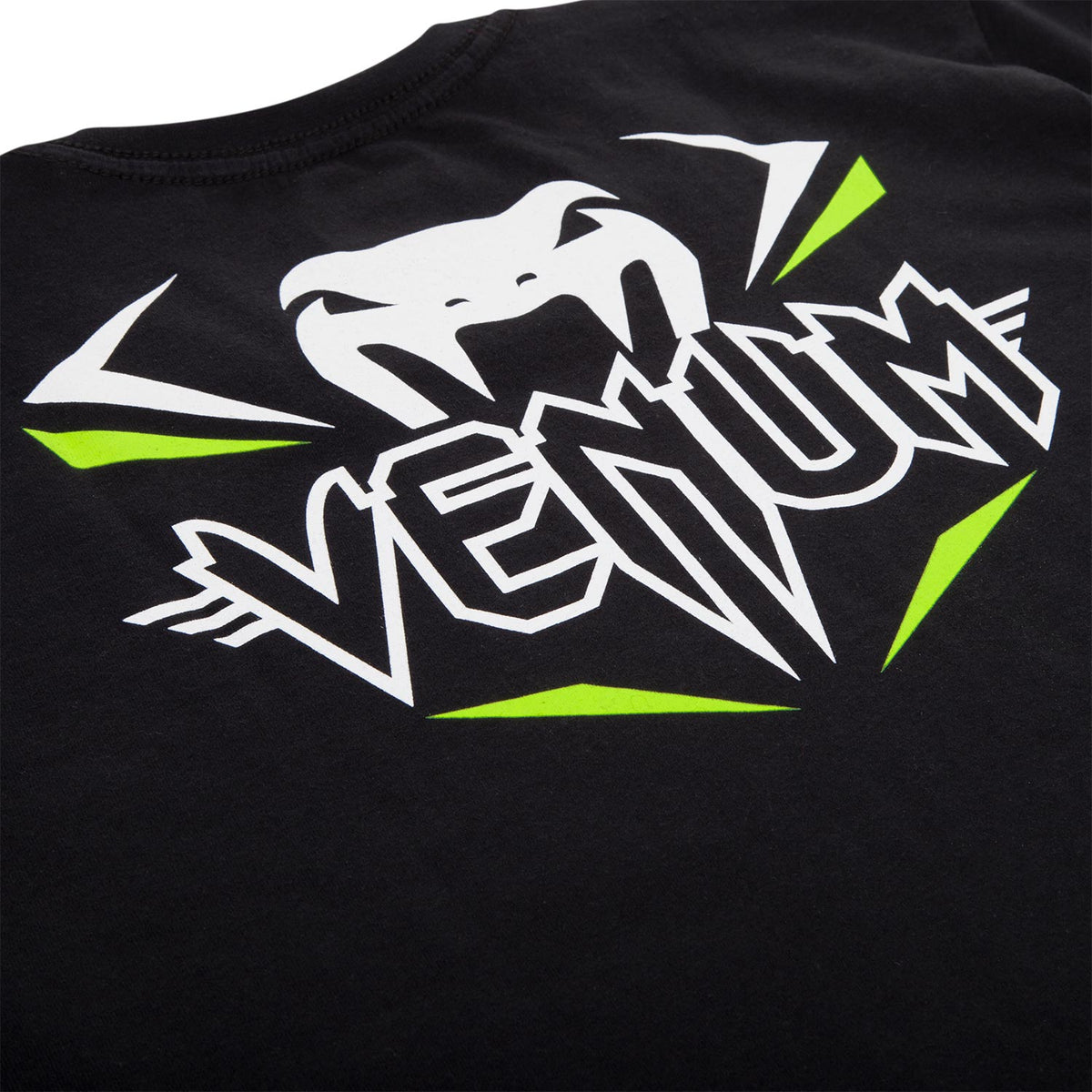T-shirt Venum Strike Fight - Nero/Neo Verde 