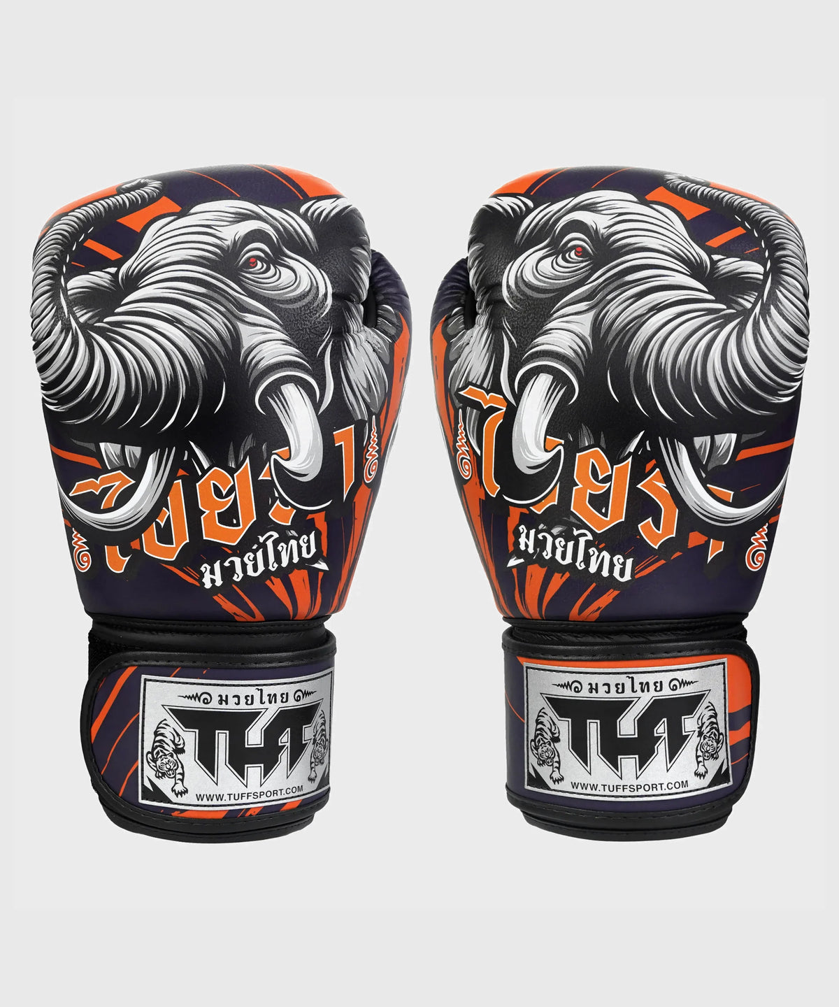 Gants de Boxe Tuff Aiyara - Noir/Orange