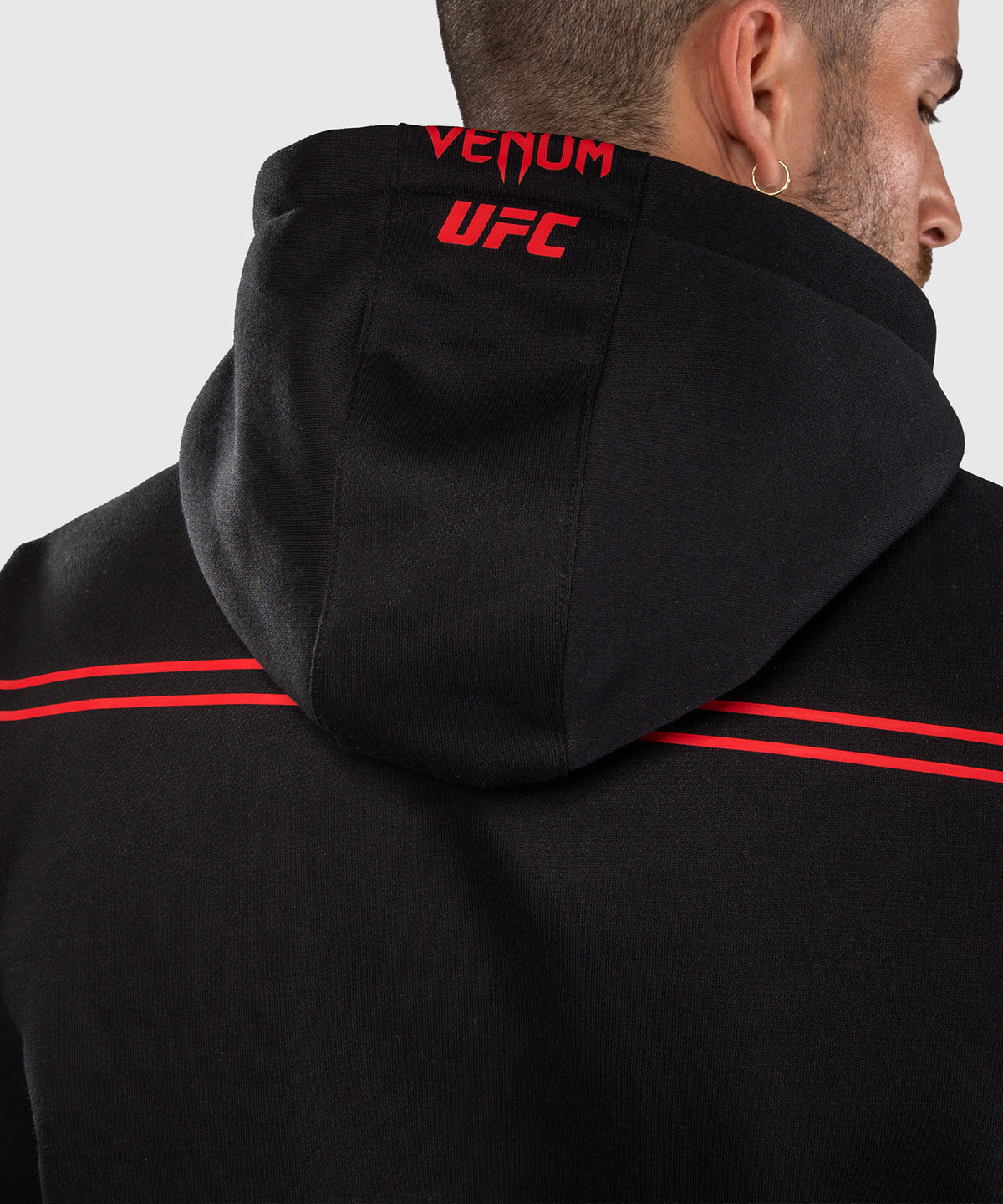 Venum UFC Unity by Venum Authentic Fight Week Sudadera con Capucha para Hombre - Negro