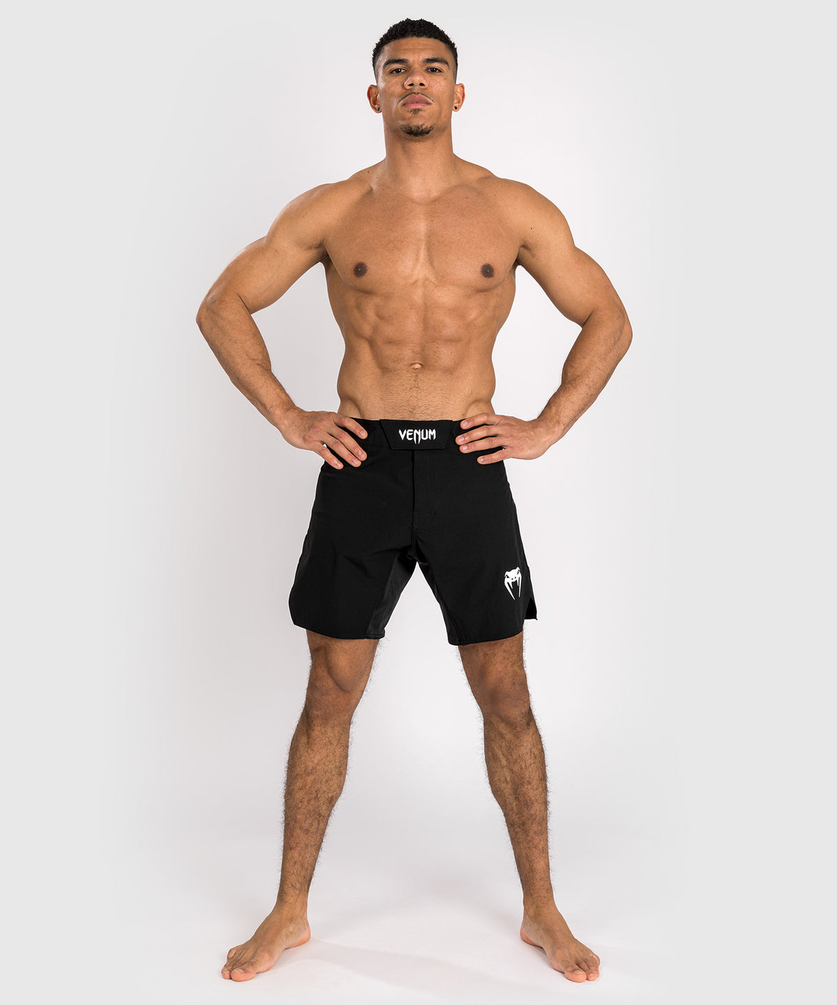 Venum Contender Fight Shorts für Männer - Schwarz/Weiß