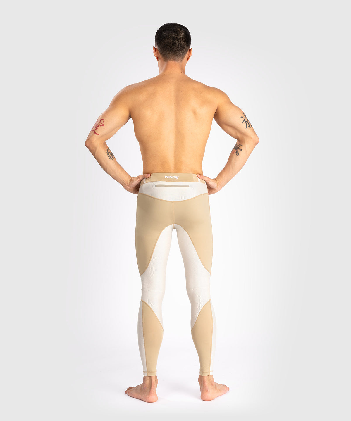 Pantalon de Compression pour Hommes Venum Tempest - Beige/Sable