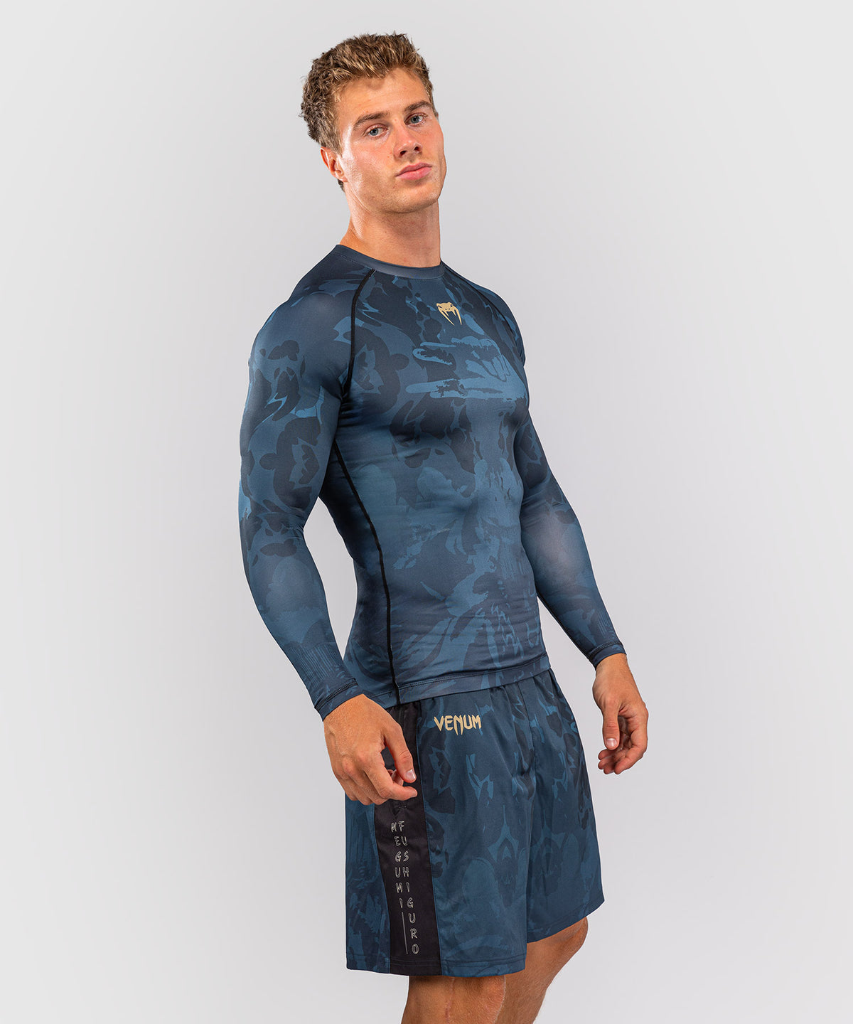 Jujutsu Kaisen x Venum Fushiguro Rashguard Manga Larga – Verde Océano