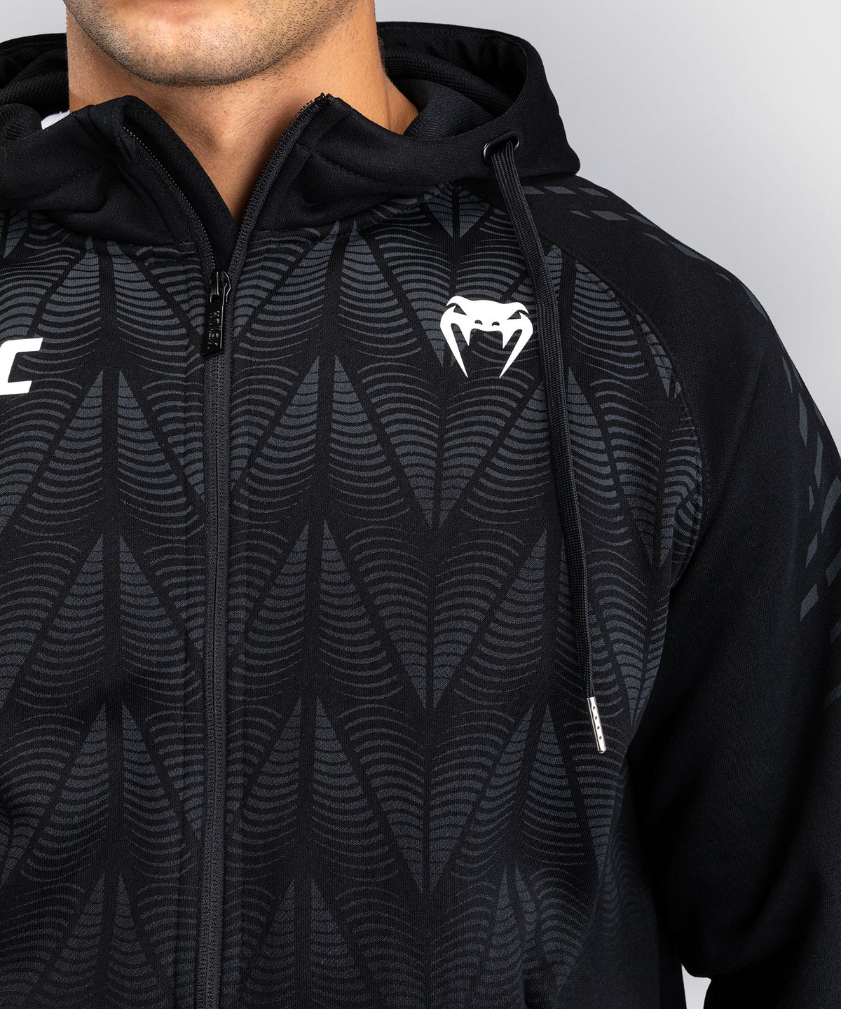 Men’s UFC Zenith by Venum Replica Black Zip Hoodie
