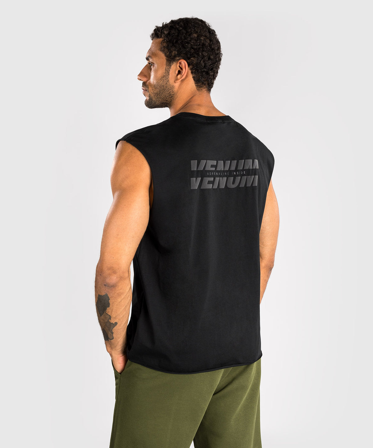 Venum Divide Ärmelloses T‑Shirt - Schwarz