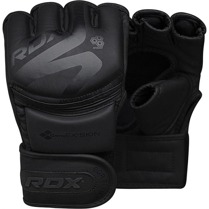 RDX F15 MMA-Handschuhe - Mattschwarz