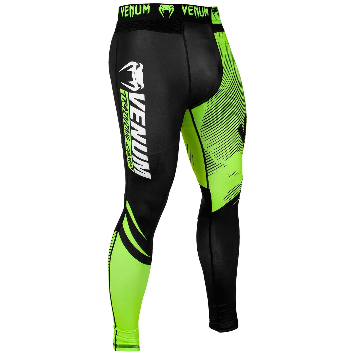 Pantalon de Compression Venum Training Camp 2.0 - Noir/Jaune Fluo