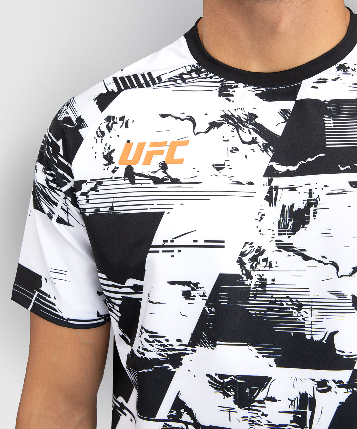 T-shirt manches courtes Performance Homme UFC Zenith by Venum Authentic Fight Week - Blanc