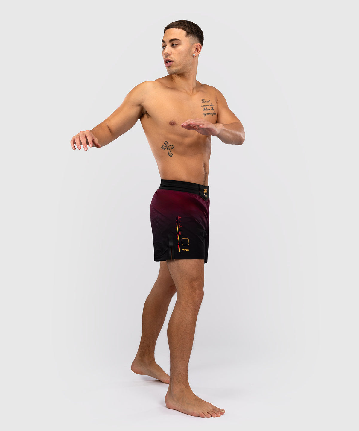 Short de Combat Venum Tactical XT- Noir/Bordeaux/Or
