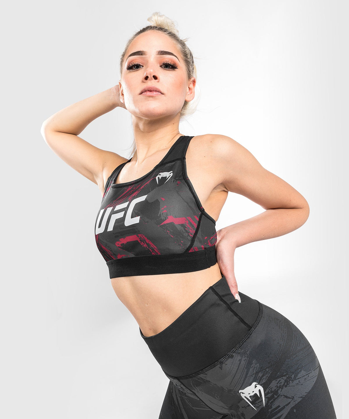 Brassière De Sport Femme UFC Venum Authentic Fight Week 2.0 - Noir/Rouge