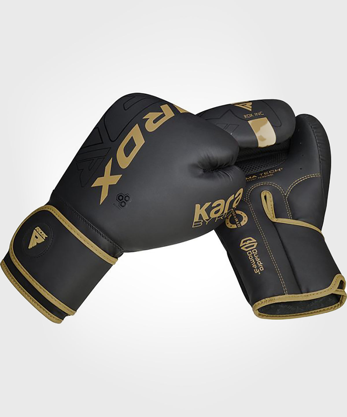 RDX F6 Kara Boxing Gloves - Black/Gold