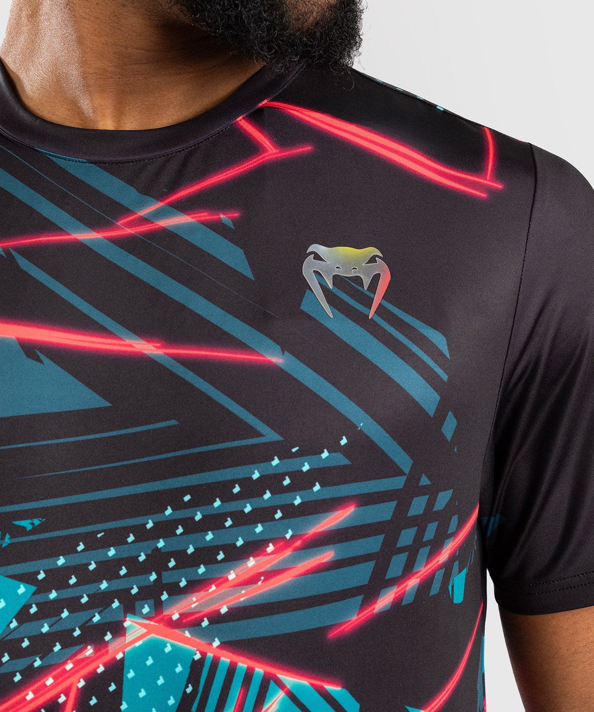 Dry-Tech UFC Fusion By Venum Miami Edition Fight Week T-Shirt - Schwarz