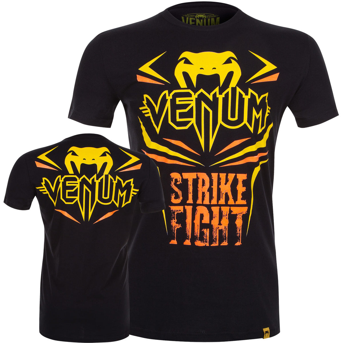 Venum Strike Fight T-shirt - Black