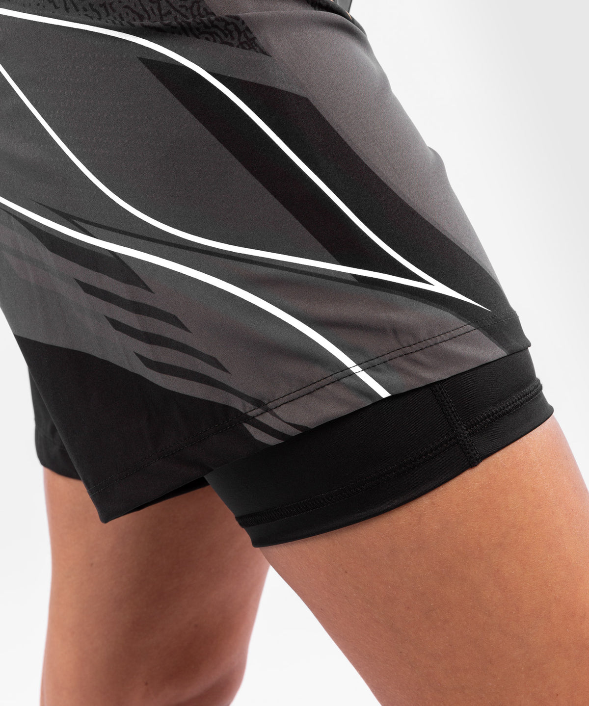 Fightshort Femme UFC Venum Authentic Fight Night - Coupe Longue - Noir