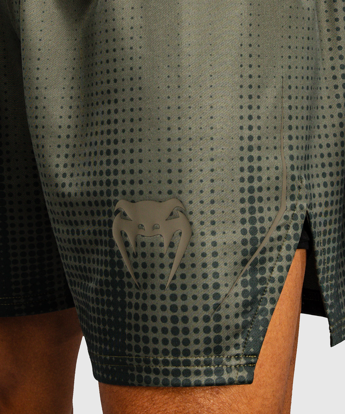 Short de Boxe Venum Stealth – Kaki/Vert Foncé