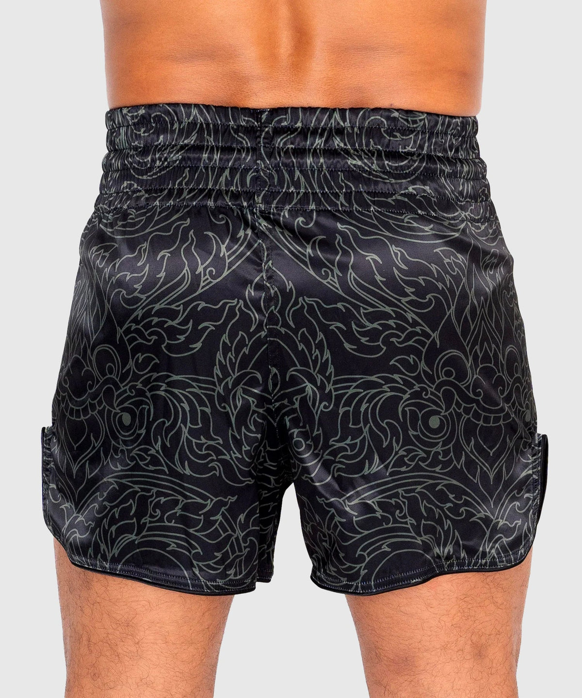 Wicked One Kwaï Muay Thai Shorts - Schwarz/Khaki