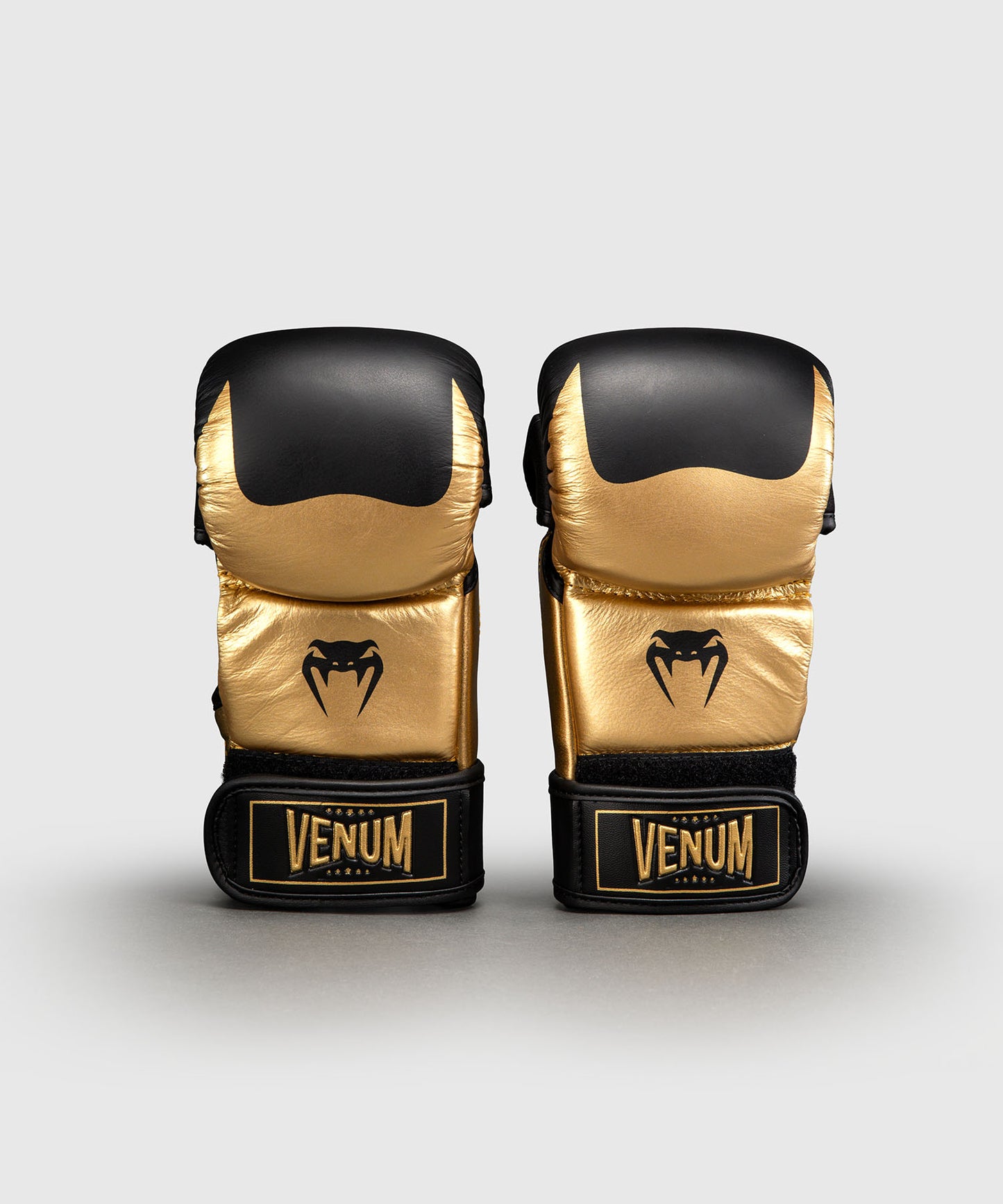 Venum Attack 2.0 Sparringhandschuhe Leder – Gold/Schwarz