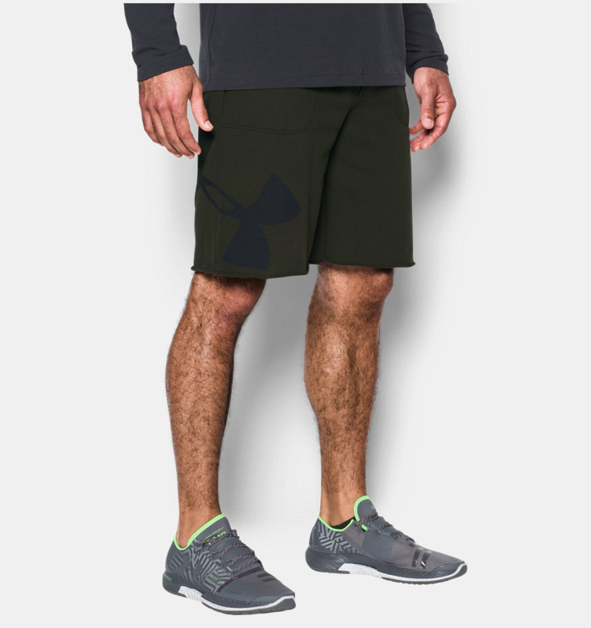Under Armour Rival Exploded Graphic Pantaloncini da Combattimento – Verde