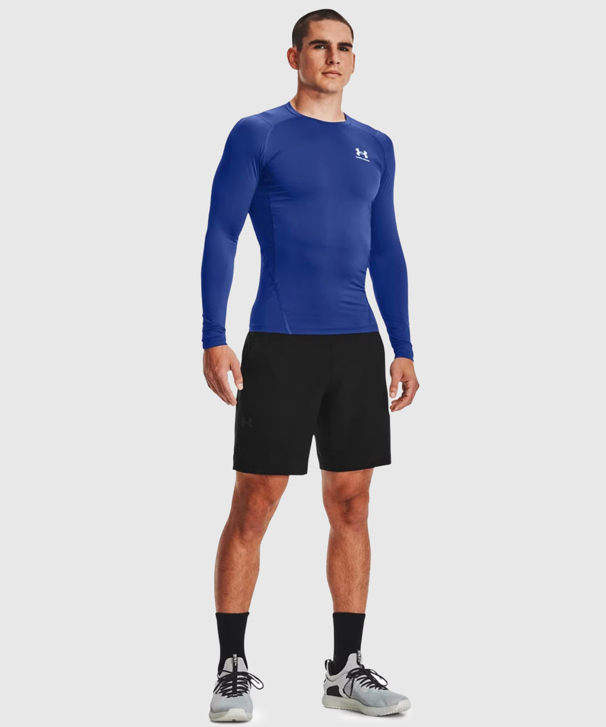 Under Armour Heatgear® T-Shirt a Maniche Lunghe – Blu