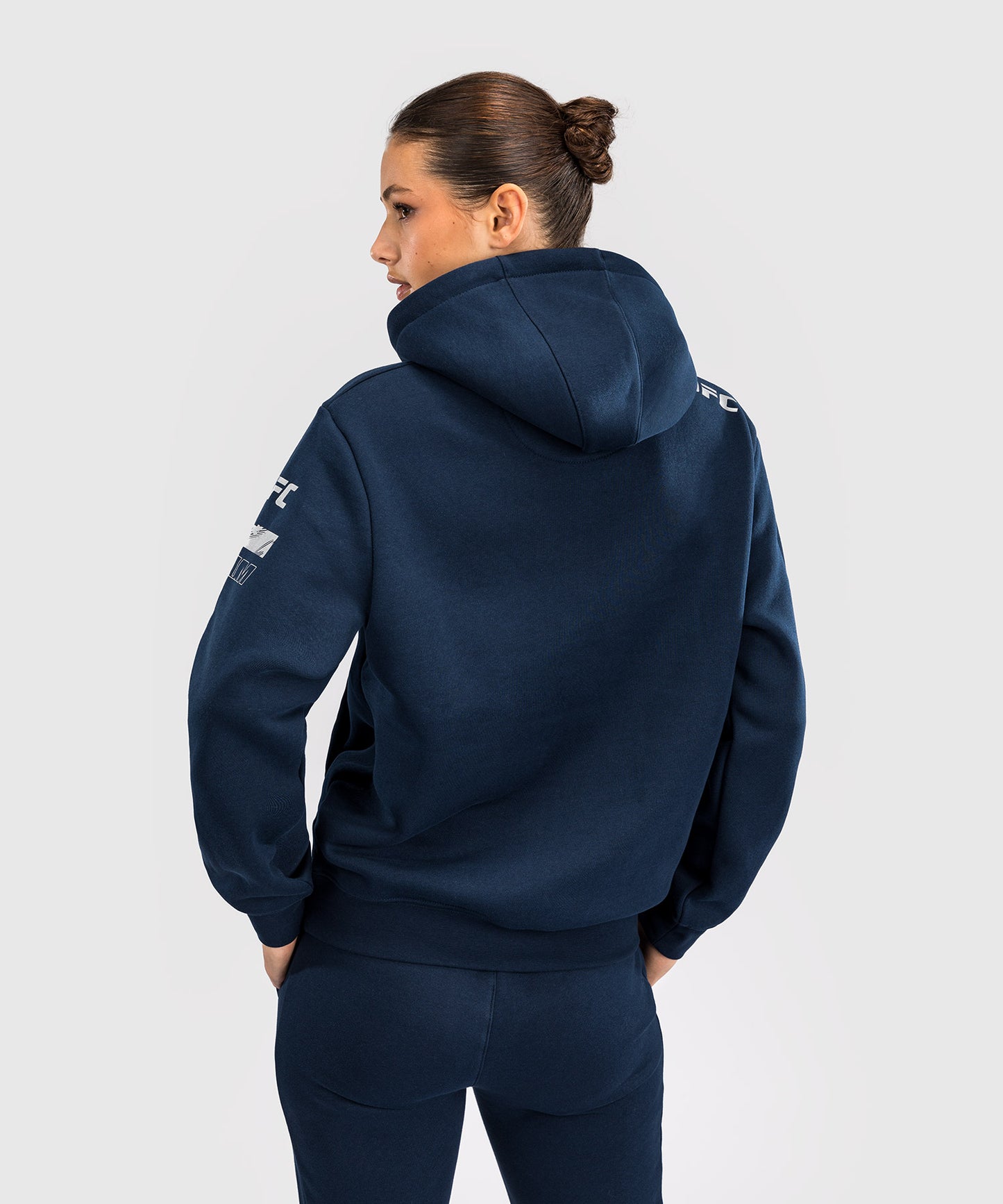 Sweatshirt à Capuche pour Femmes UFC Fusion by Venum Fight Week - Bleu Océanique