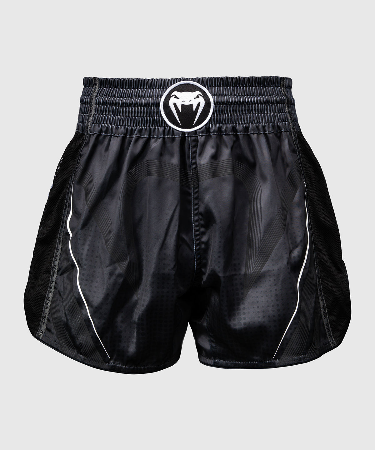 Venum Stealth Muay Thai-Shorts – Schwarz/Weiß