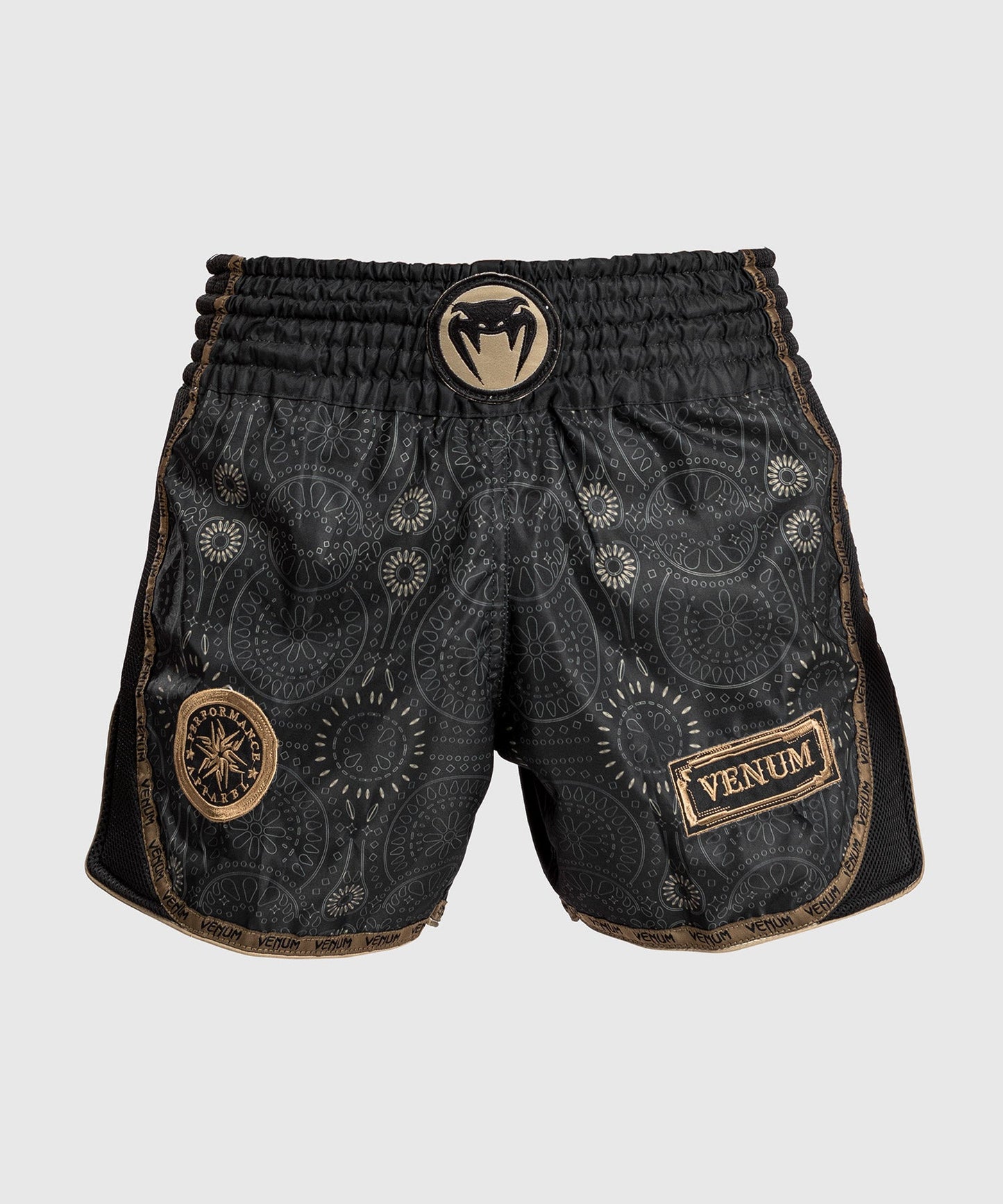 Short de Muay Thai Santa Muerte Dark Side Venum- Noir/Marron