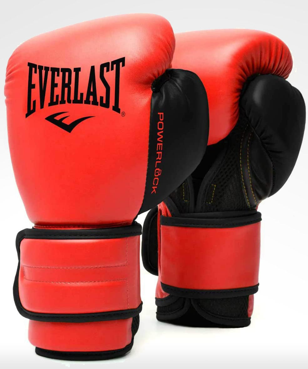 Gants de Boxe Everlast Powerlock - Rouge