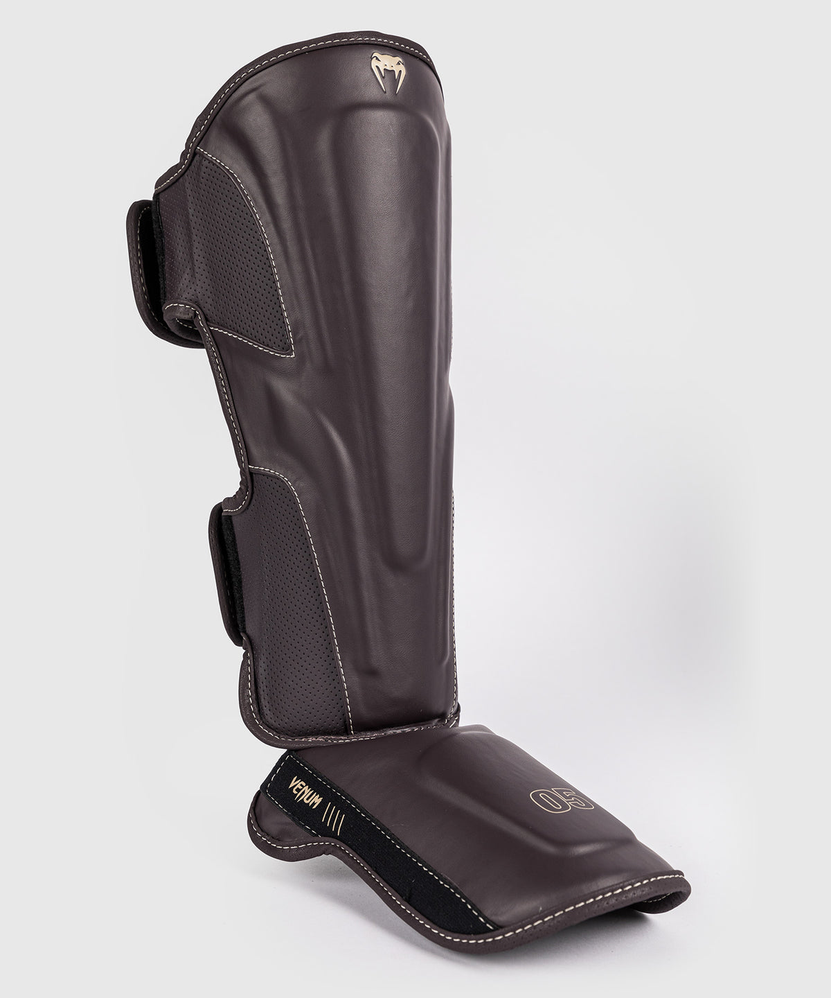 Venum Impact Evo Shin Guards - Chocolate