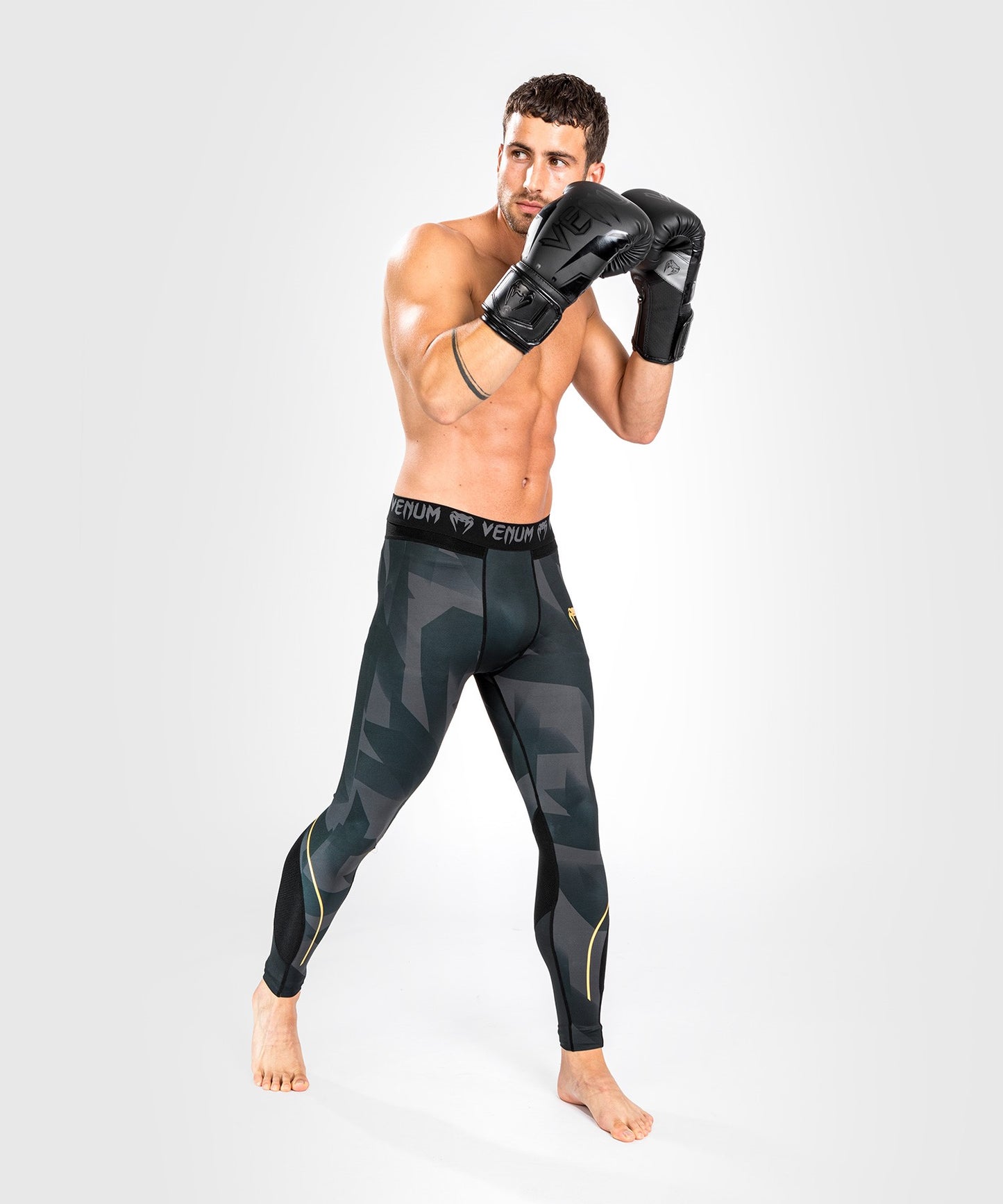 Venum Razor Kompressionshose - Schwarz/Gold