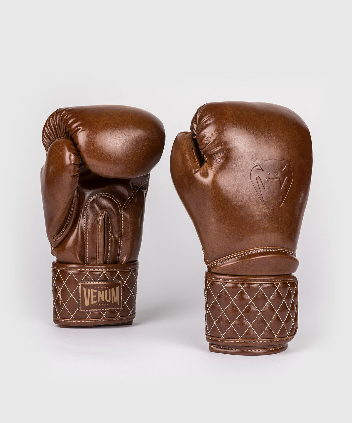 Venum Impact Classic Boxhandschuhe - Glänzendes Havana