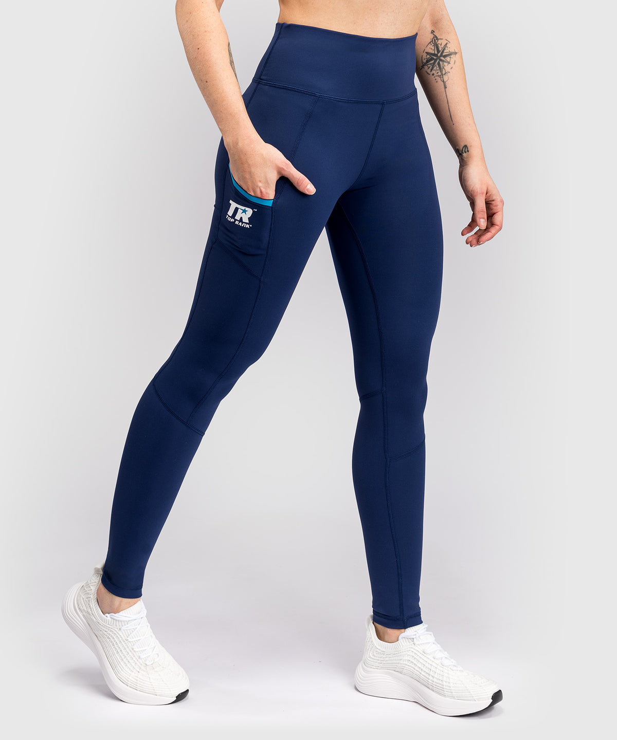 Legging Venum x Top Rank Original pour Femmes - Bleu Marine