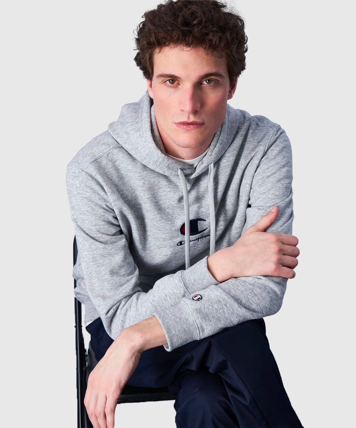 Sweat À Capuche Champion Legacy - Gris