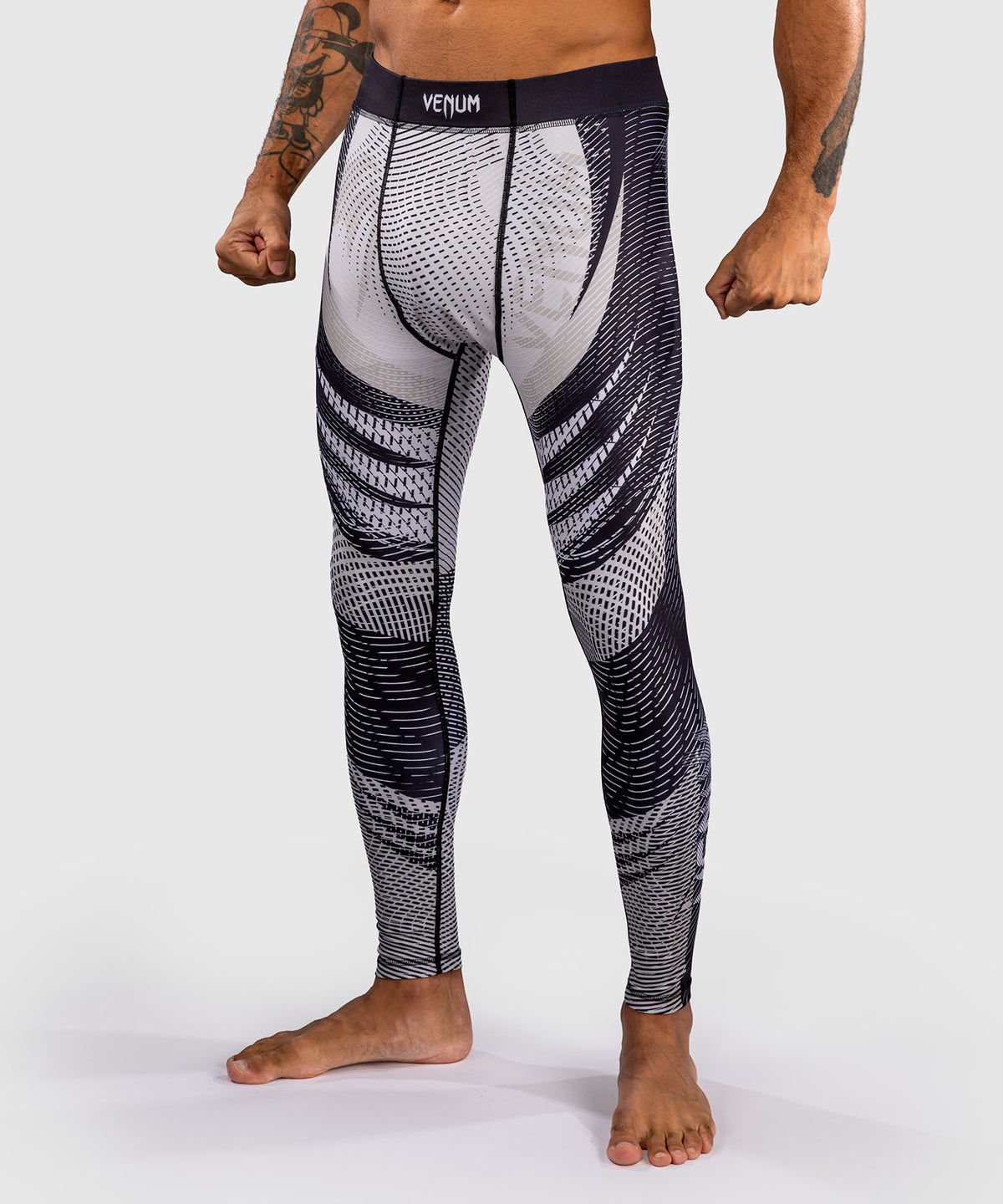 Venum Galactic 3.0 Spats - Bianco Sporco/Nero