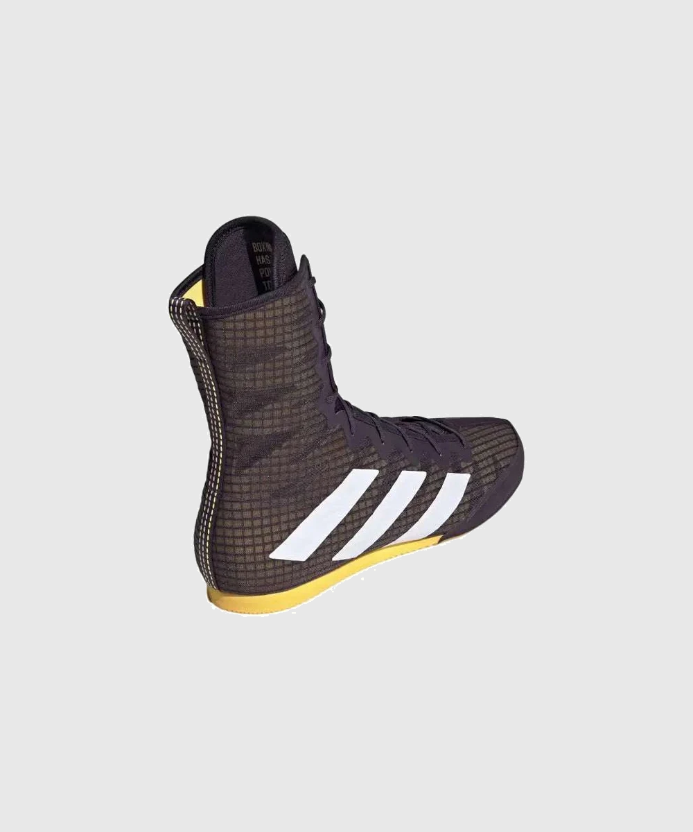 Chaussures de Boxe Adidas Box Hog IV - Noir/Blanc