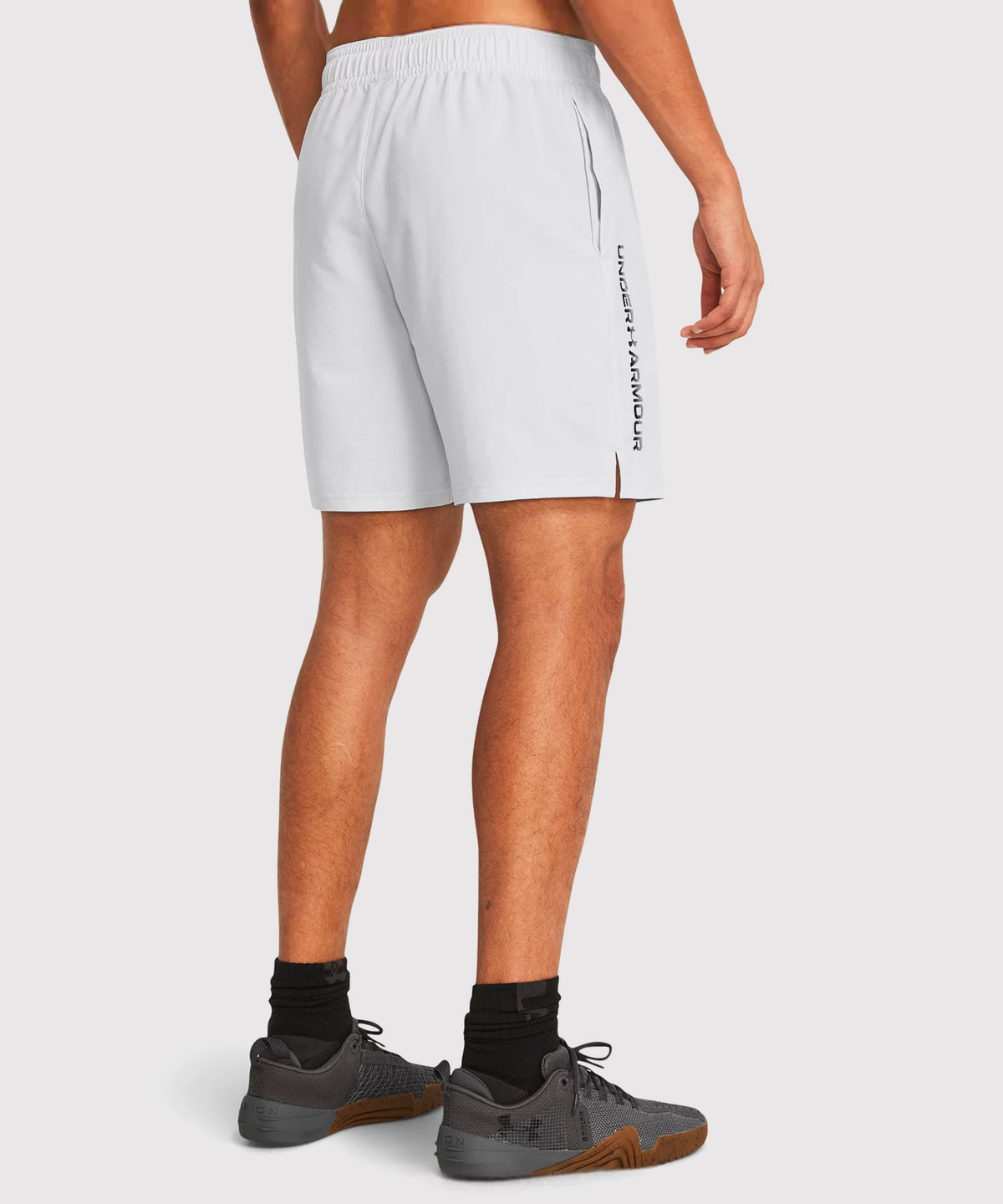 Under Armour Ua Woven Wordmark Fightshorts – Hellblau