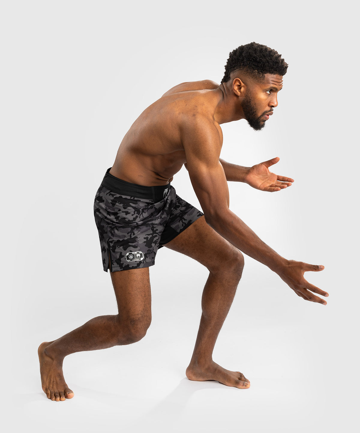 Short de Combat Venum x Polaris - Noir/Gris
