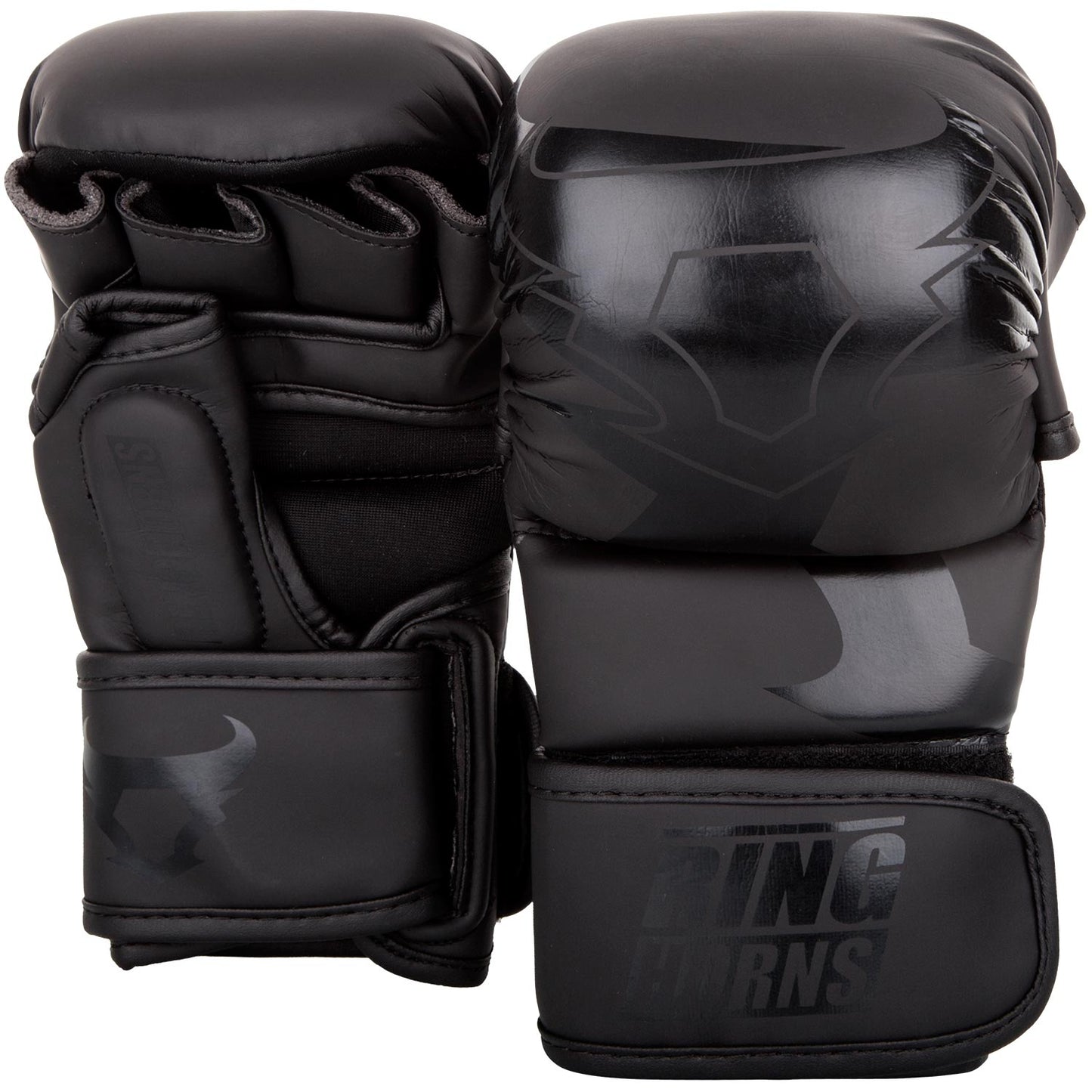 Ringhorns Charger by Venum Guanti da sparring MMA - Nero/Nero