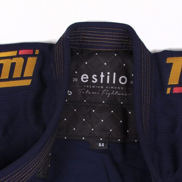 Tatami Fightwear Estilo 6.0 BJJ Kimono - Marineblau/Gold