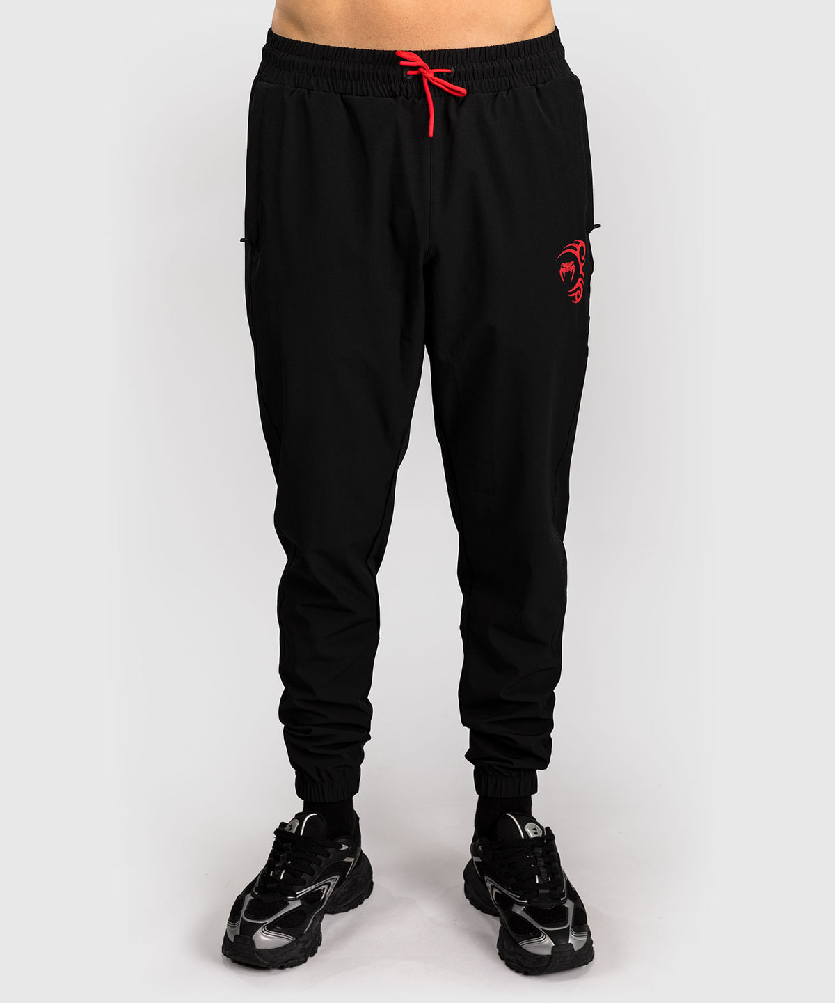 Venum x Mike Tyson Tiger Joggers - Deep Black/Intense Red