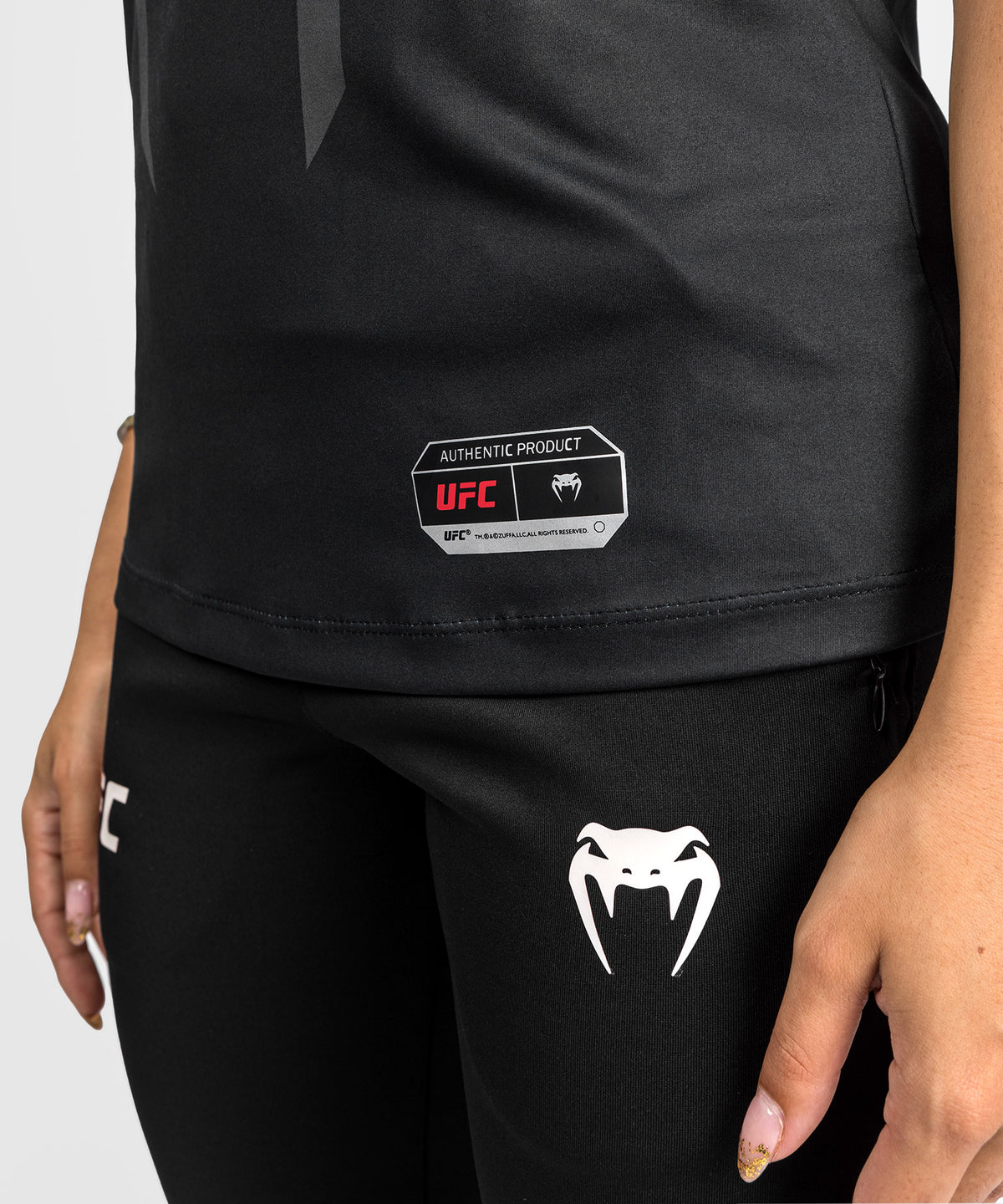 Maglia UFC Venum Authentic Fight Night 2.0 da donna - Bianco