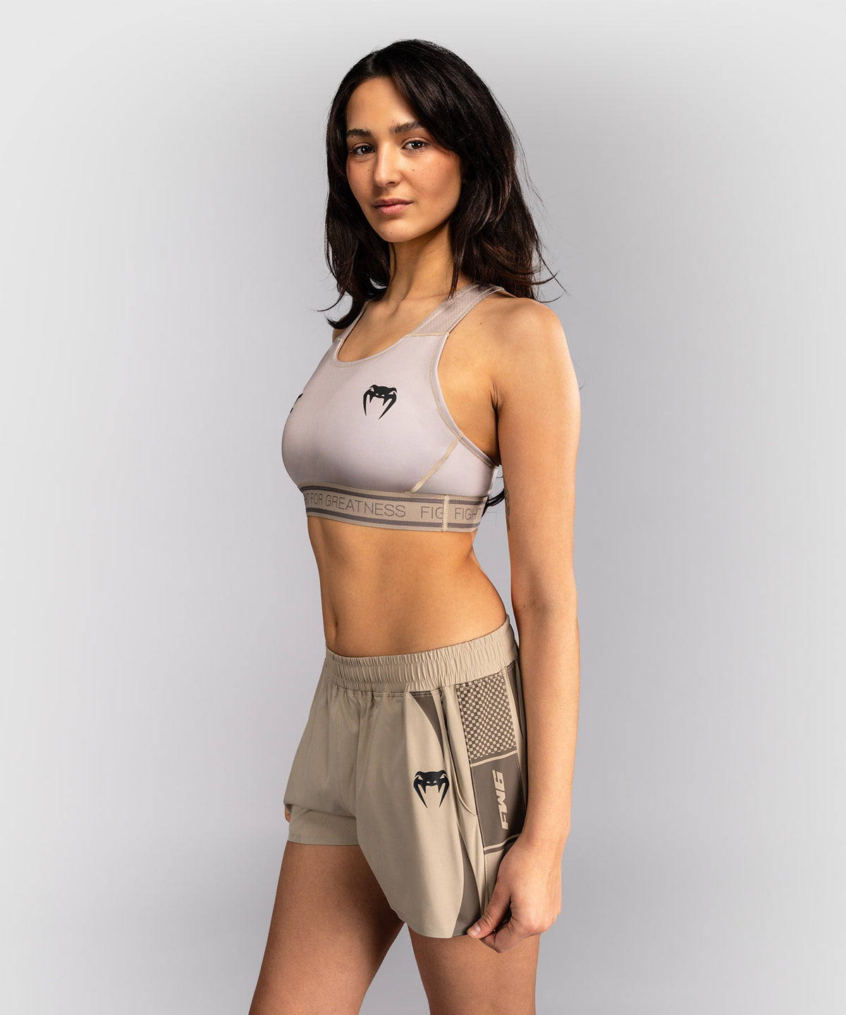 Brassière de Sport pour Femme Venum UFC Unity by Venum Authentic Fight Week - Sable