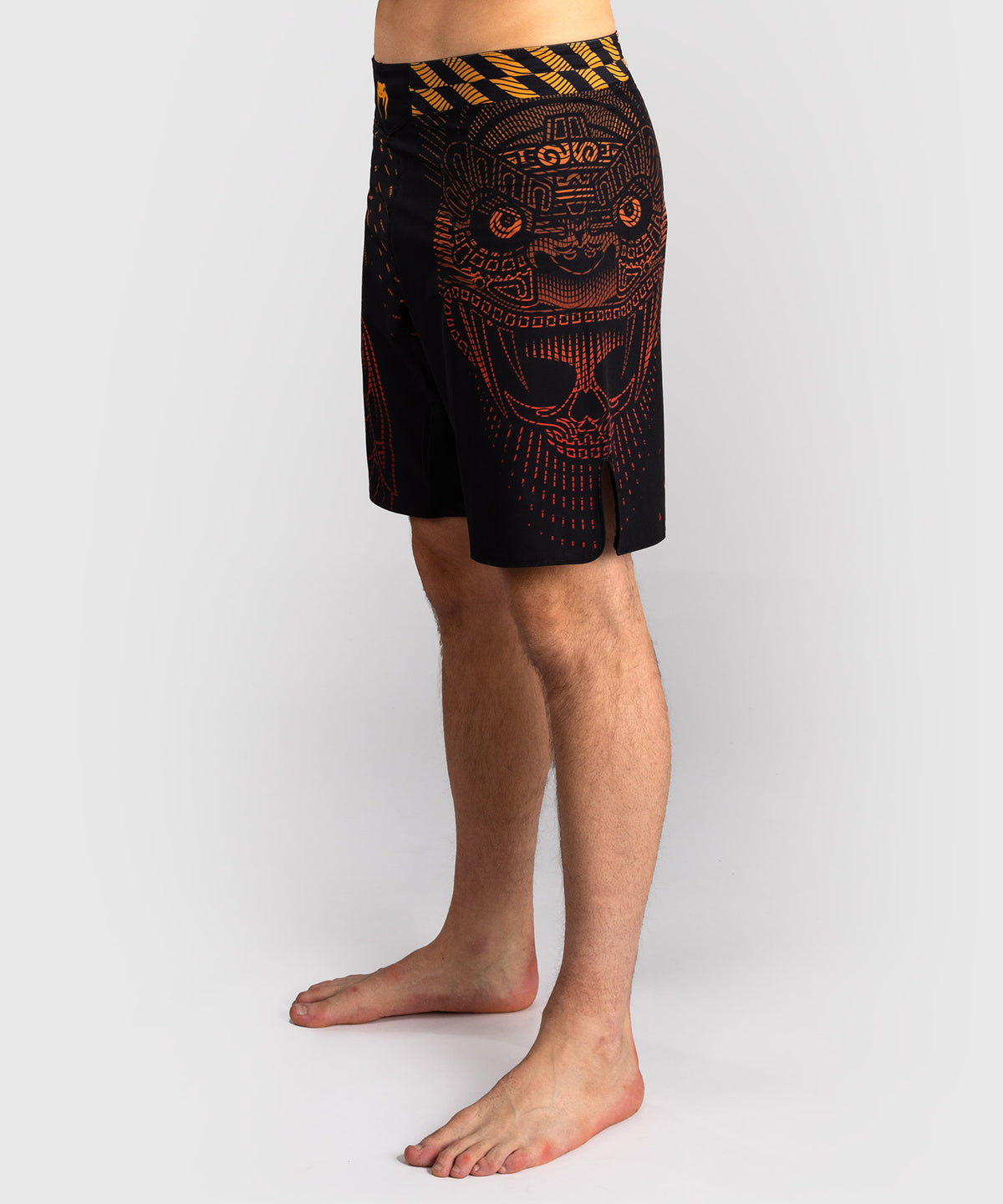 Venum Quetzal Fury Fightshorts - Negro/Rojo Fury/Mandarina
