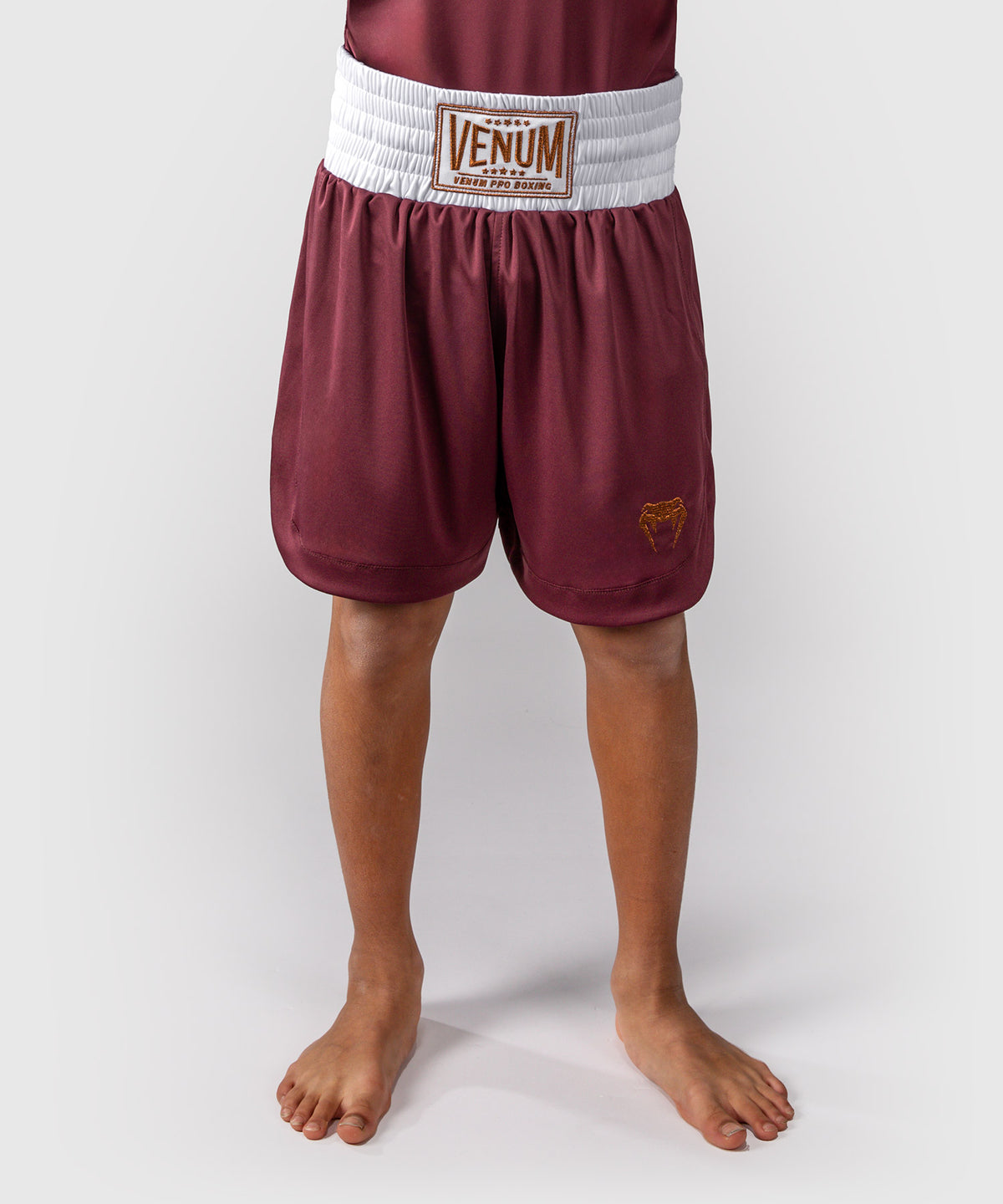 Venum Classic Short de Boxeo Para Niños – Burdeos